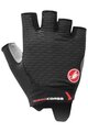 CASTELLI Cycling fingerless gloves - ROSSO CORSA 2 W - black