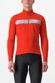 CASTELLI Cycling thermal jacket - RADOPPIA 3 - red