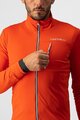 CASTELLI Cycling thermal jacket - GO - orange/red