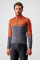 CASTELLI Cycling thermal jacket - FINESTRE - grey/orange