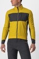 CASTELLI Cycling windproof jacket - UNLIMITED PUFFY - yellow