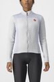 CASTELLI Cycling winter long sleeve jersey - SFIDA 2 W - grey/white