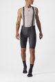 CASTELLI Cycling bib shorts - FREE AERO RC - grey