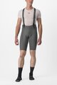 CASTELLI Cycling bib shorts - FREE AERO RC - grey