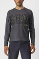 CASTELLI Cycling summer long sleeve jersey - TRAIL TECH - grey