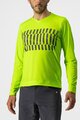 CASTELLI Cycling summer long sleeve jersey - TRAIL TECH - light green