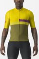 CASTELLI Cycling short sleeve jersey - A BLOCCO - yellow/green/purple