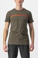 CASTELLI Cycling short sleeve t-shirt - VENTAGLIO TEE - green