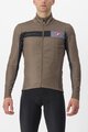 CASTELLI Cycling thermal jacket - MORTIROLO 6S - brown