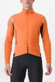 CASTELLI Cycling thermal jacket - PERFETTO RoS 2 CONVERTIBLE - orange