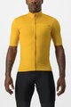 CASTELLI Cycling short sleeve jersey - PRO THERMAL MID - yellow