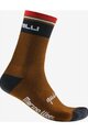 CASTELLI Cyclingclassic socks - QUINDICI SOFT MERINO - brown