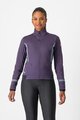 CASTELLI Cycling thermal jacket - DINAMICA 2 - purple