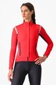 CASTELLI Cycling thermal jacket - PERFETTO ROS 2 W - red