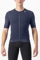 CASTELLI Cycling short sleeve jersey - PREMIO BLACK - blue