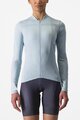 CASTELLI Cycling summer long sleeve jersey - ANIMA 4 - light blue