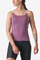 CASTELLI Cycling tank top - BAVETTE TOP - purple