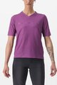 CASTELLI Cycling short sleeve jersey - TRAIL TECH 2 W - purple