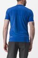CASTELLI Cycling short sleeve t-shirt - ITALIA MERINO - blue