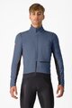 CASTELLI Cycling thermal jacket - ALPHA DOPPIO ROS - blue