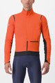 CASTELLI Cycling thermal jacket - ALPHA DOPPIO RoS - orange