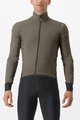 CASTELLI Cycling thermal jacket - ALPHA FLIGHT ROS - brown