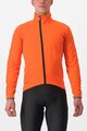 CASTELLI Cycling thermal jacket - GAVIA LITE - orange