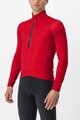 CASTELLI Cycling winter long sleeve jersey - ENTRATA THERMAL - red