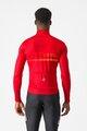 CASTELLI Cycling winter long sleeve jersey - ENTRATA THERMAL - red