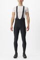 CASTELLI Cycling long bib trousers - UNLIMITED THERMAL - black