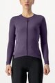 CASTELLI Cycling winter long sleeve jersey - FLY LS W - purple