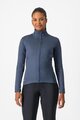 CASTELLI Cycling thermal jacket - TRANSITION 2 W - blue