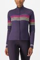 CASTELLI Cycling winter long sleeve jersey - OTTANTA - purple