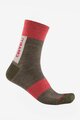 CASTELLI Cyclingclassic socks - VELOCISSIMA THERMAL - green