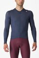 CASTELLI Cycling summer long sleeve jersey - ESPRESSO - blue