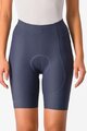 CASTELLI Cycling shorts without bib - ESPRESSO W - blue