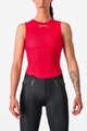 CASTELLI Cycling sleeve less t-shirt - PRO MESH W - red