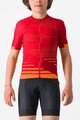 CASTELLI Cycling short sleeve jersey - AERO KID - red