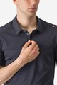 CASTELLI polo shirt - MERINO POLO - anthracite