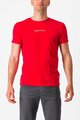 CASTELLI Cycling short sleeve t-shirt - CLASSICO - red