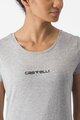 CASTELLI Cycling short sleeve t-shirt - CLASSICO W - grey