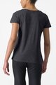 CASTELLI Cycling short sleeve t-shirt - CLASSICO W TEE - black