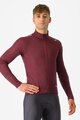 CASTELLI Cycling thermal jacket - ESPRESSO AIR - bordeaux