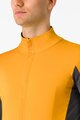 CASTELLI Cycling thermal jacket - PERFETTO AIR - orange