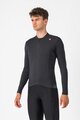 CASTELLI Cycling winter long sleeve jersey - ESPRESSO THERMAL - anthracite