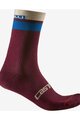 CASTELLI Cyclingclassic socks - GARA THERMAL 18 - bordeaux