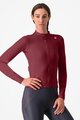 CASTELLI Cycling winter long sleeve jersey - ESPRESSO THERMAL W - bordeaux