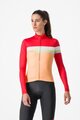 CASTELLI Cycling winter long sleeve jersey - TORNARE W - orange