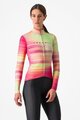 CASTELLI Cycling winter long sleeve jersey - PHASE - multicolour/pink