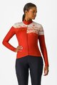 CASTELLI Cycling winter long sleeve jersey - UNLIMITED THERMAL 2 W - red